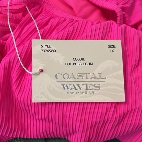 Coastal Waves Swimwear Paradise Lace Up Swimsuit - Picture 10 of 13